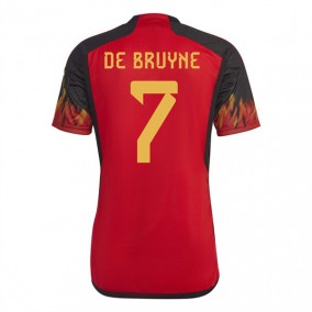 Belgien De Bruyne 7 2023/2024 Hemma Fotbollströjor Kortärmad